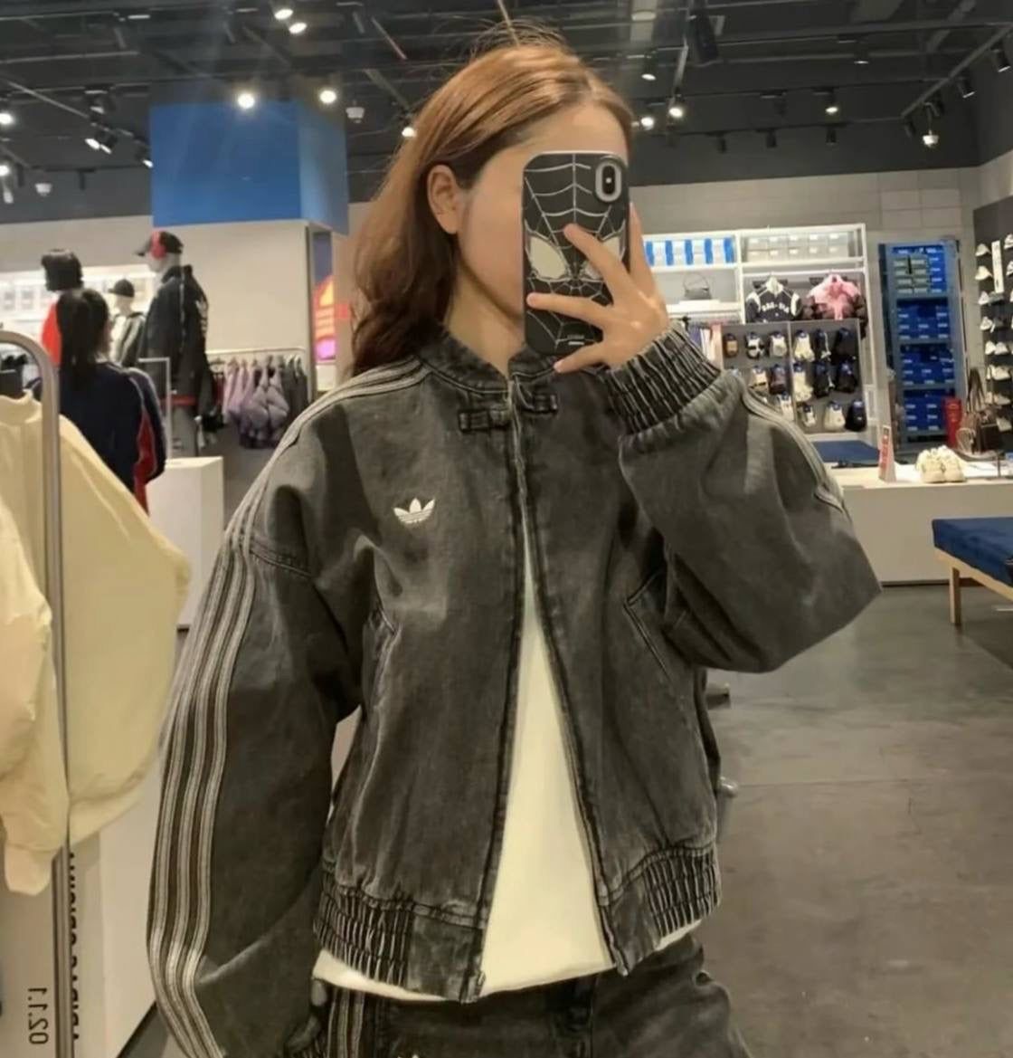 Adidas jeans jacket