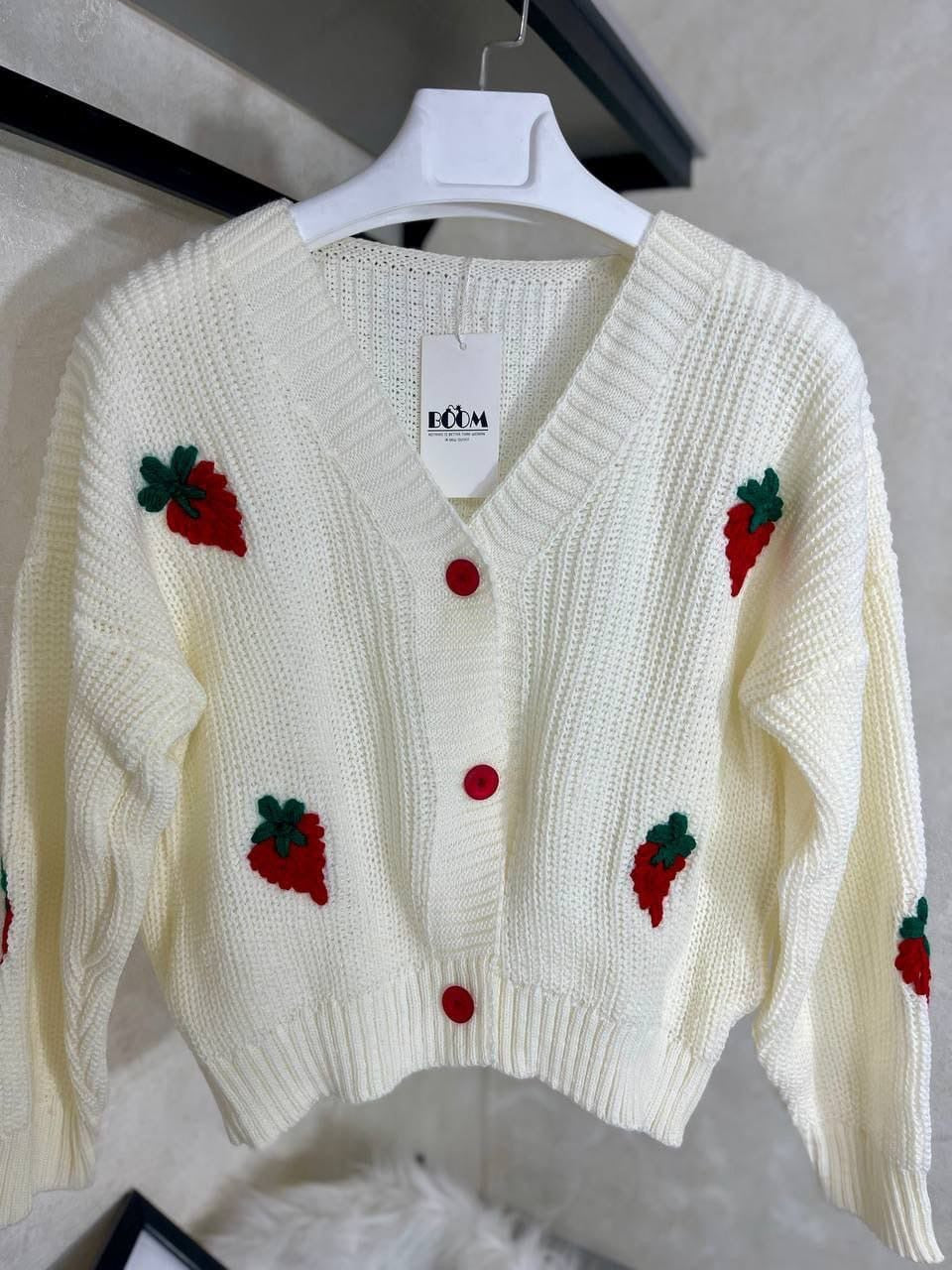 Handmade strawberry sweater