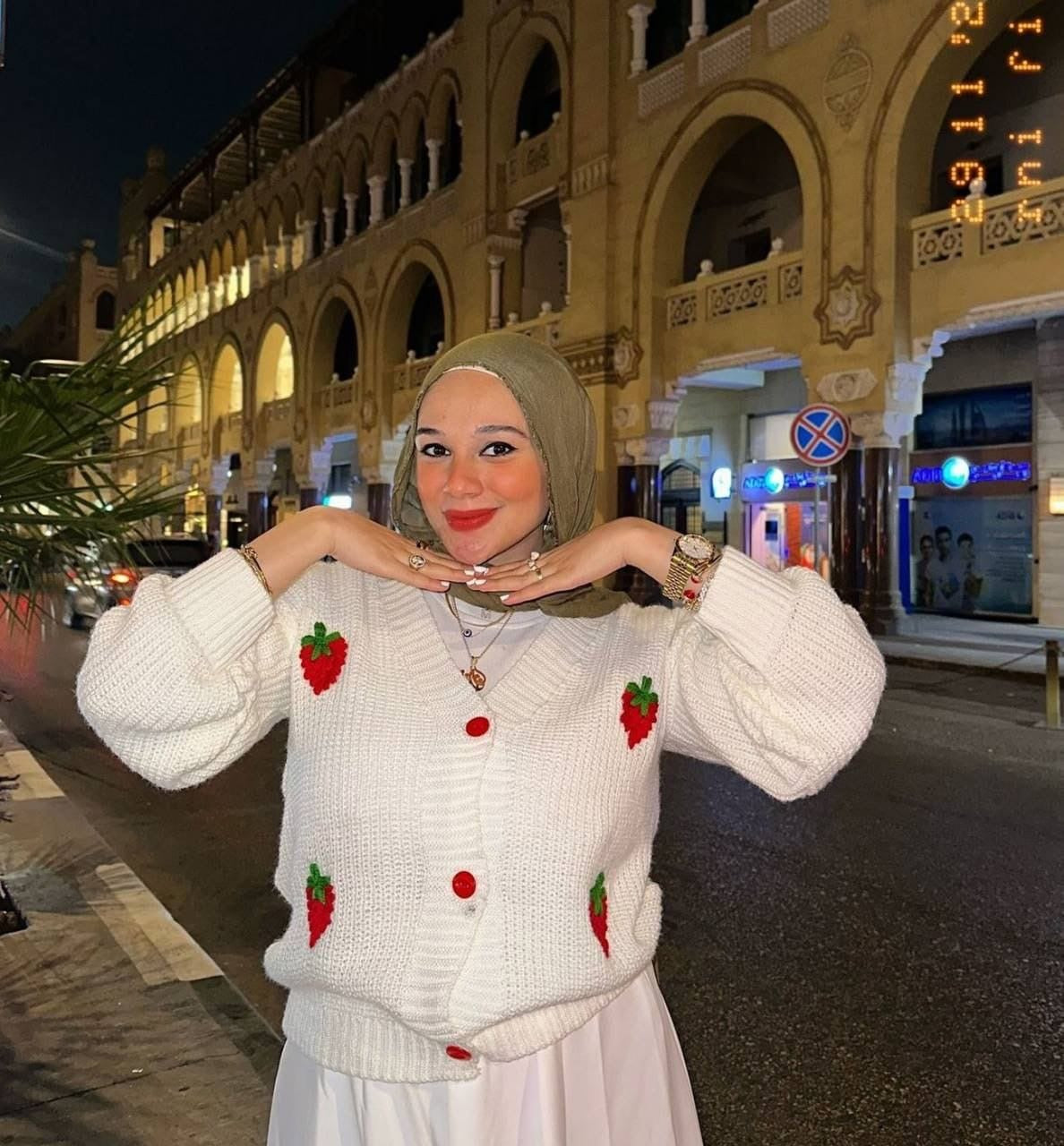 Handmade strawberry sweater