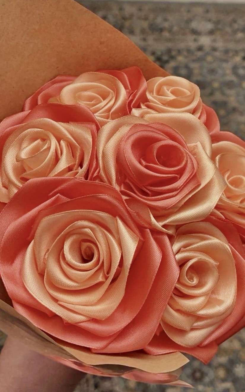 Artificial orange Roses