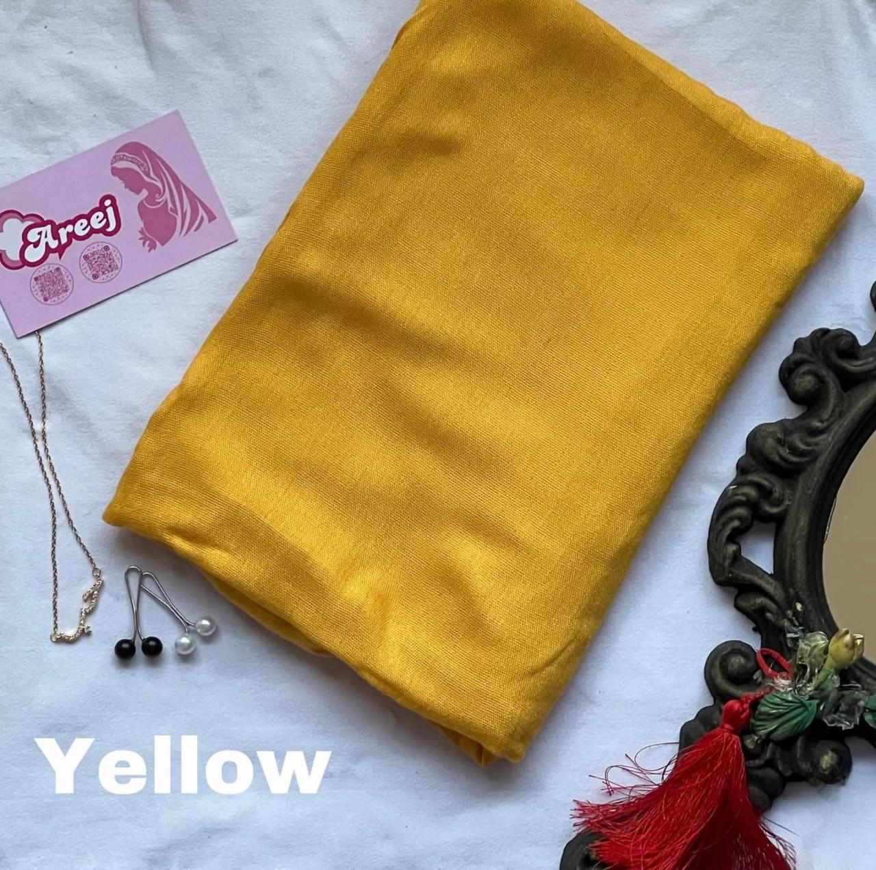 Yellow Hijab Scarf