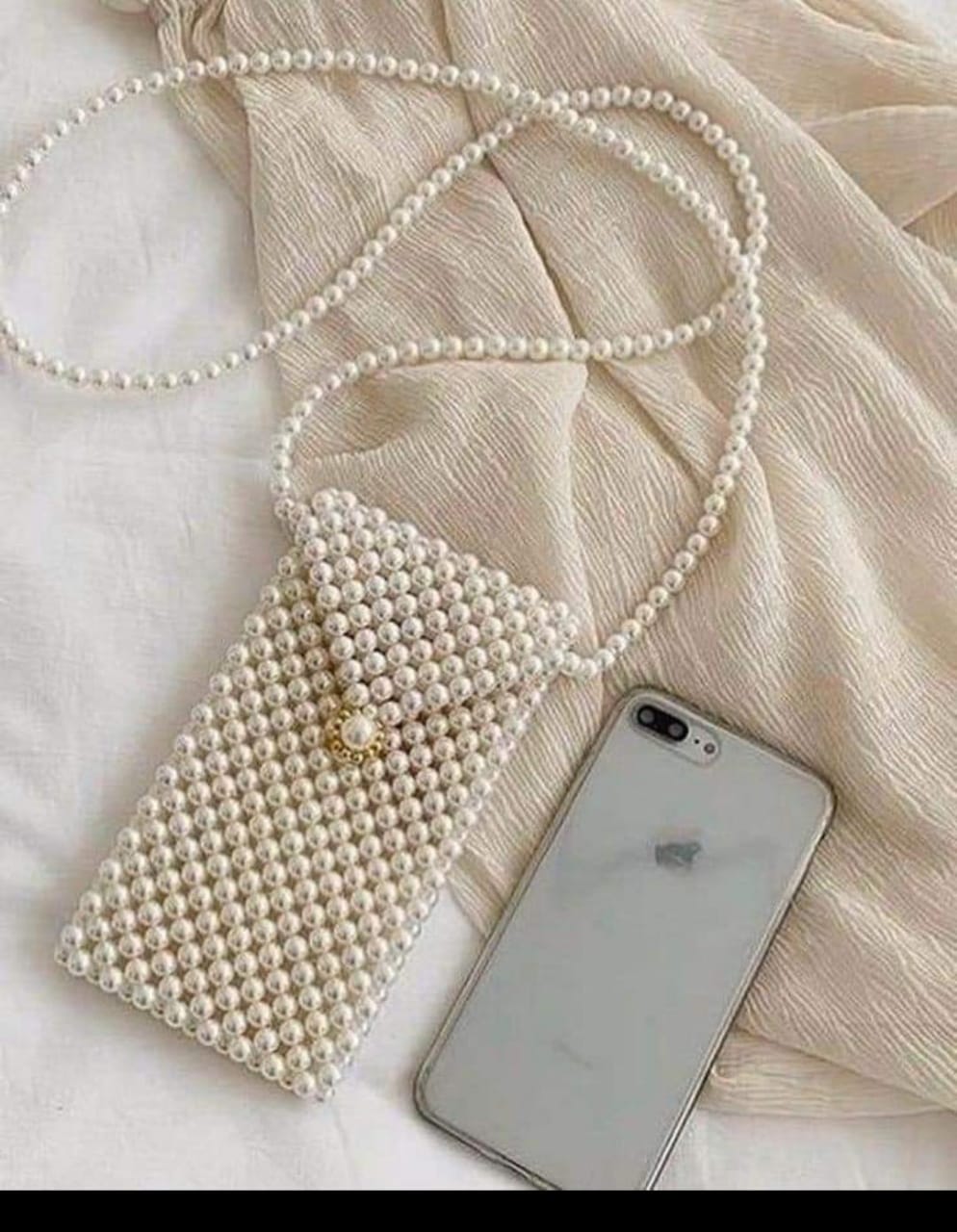 Phone pearl bag