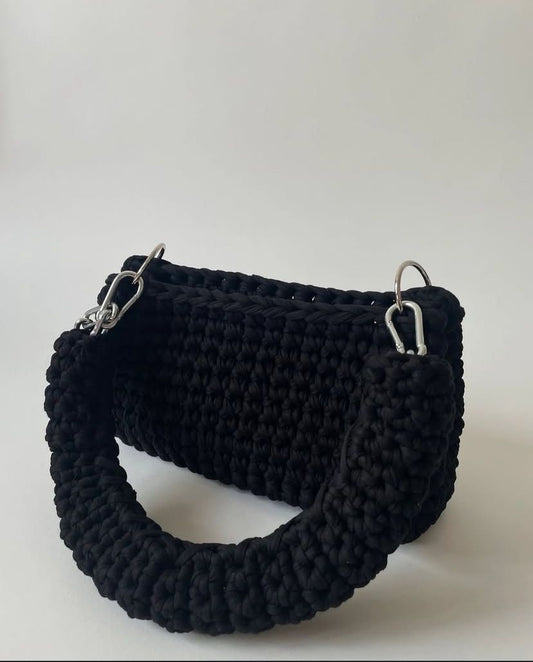 Crochet bags, with Coach chain
