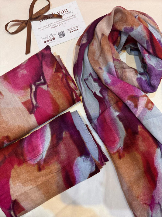 Water color scarf