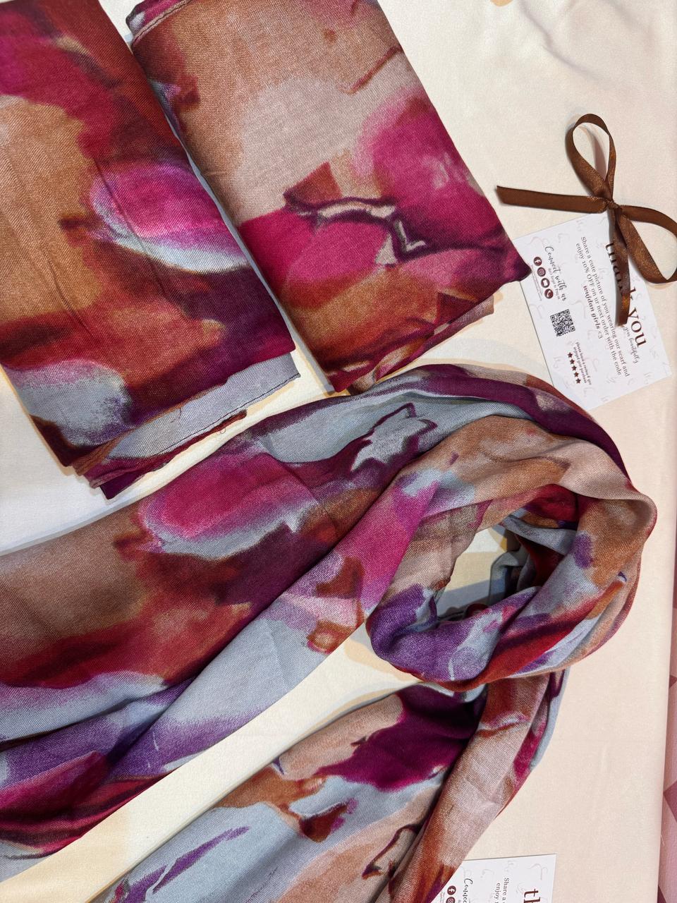 Water color scarf