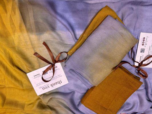 Moonlight mustard scarf