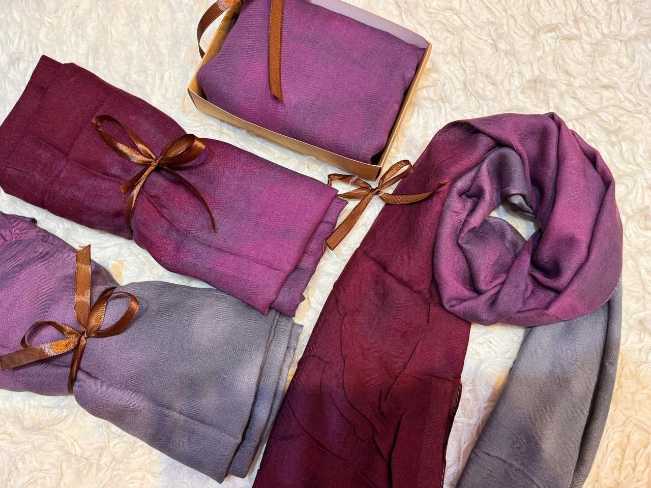 Berry blush scarf