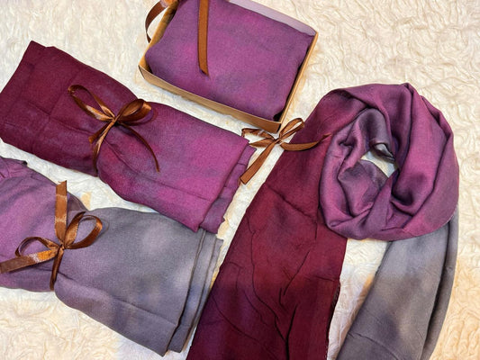 Berry blush scarf
