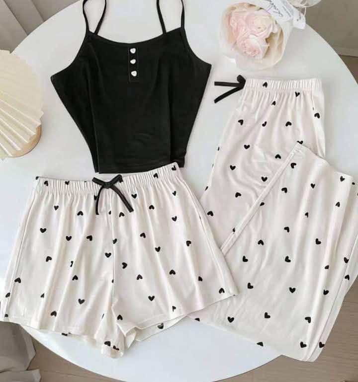 Pj Cotton lycra, Soft, 3 PCS
