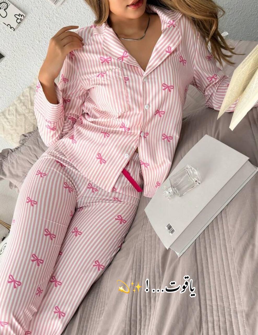 Cotton lycra bow Pj