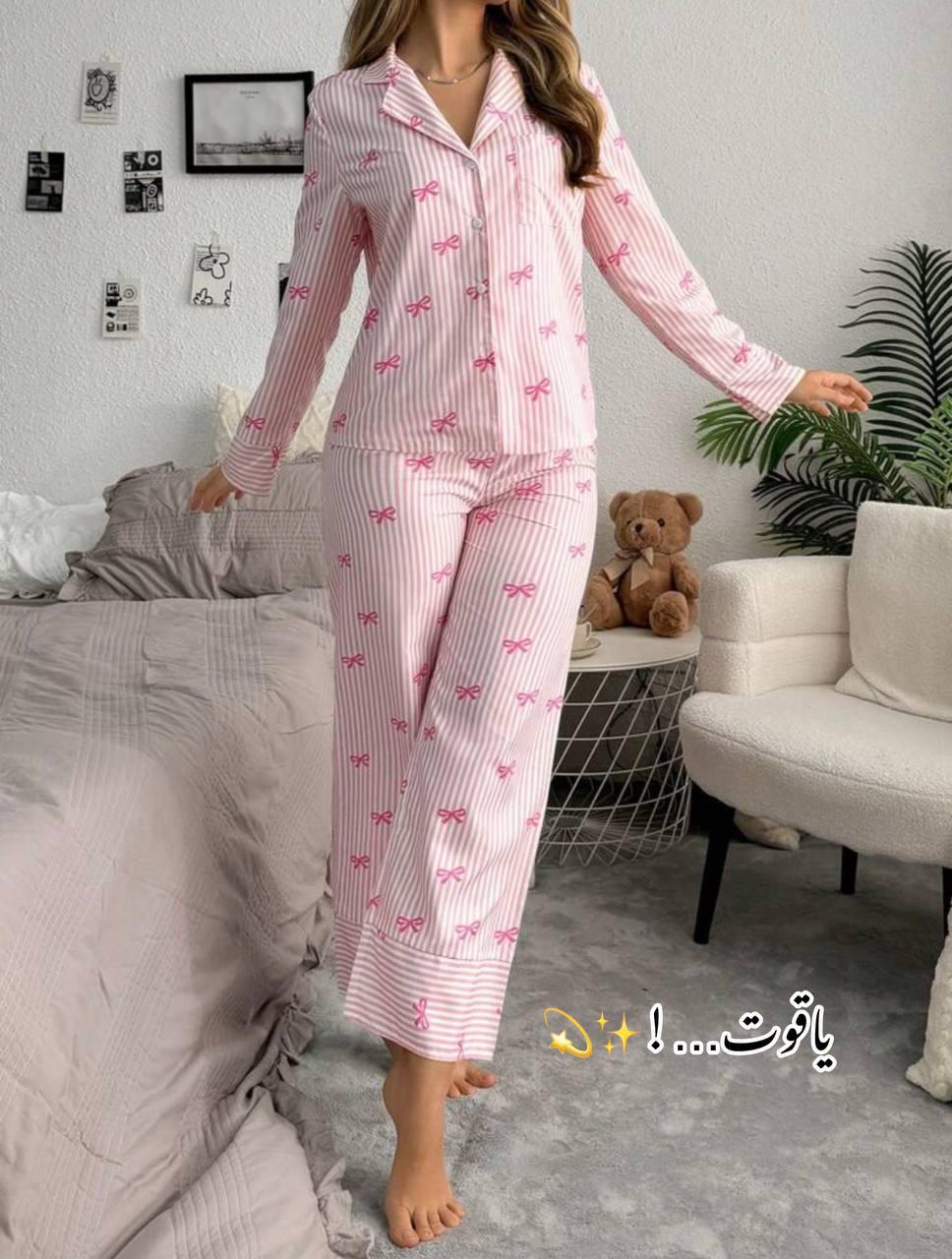 Cotton lycra bow Pj