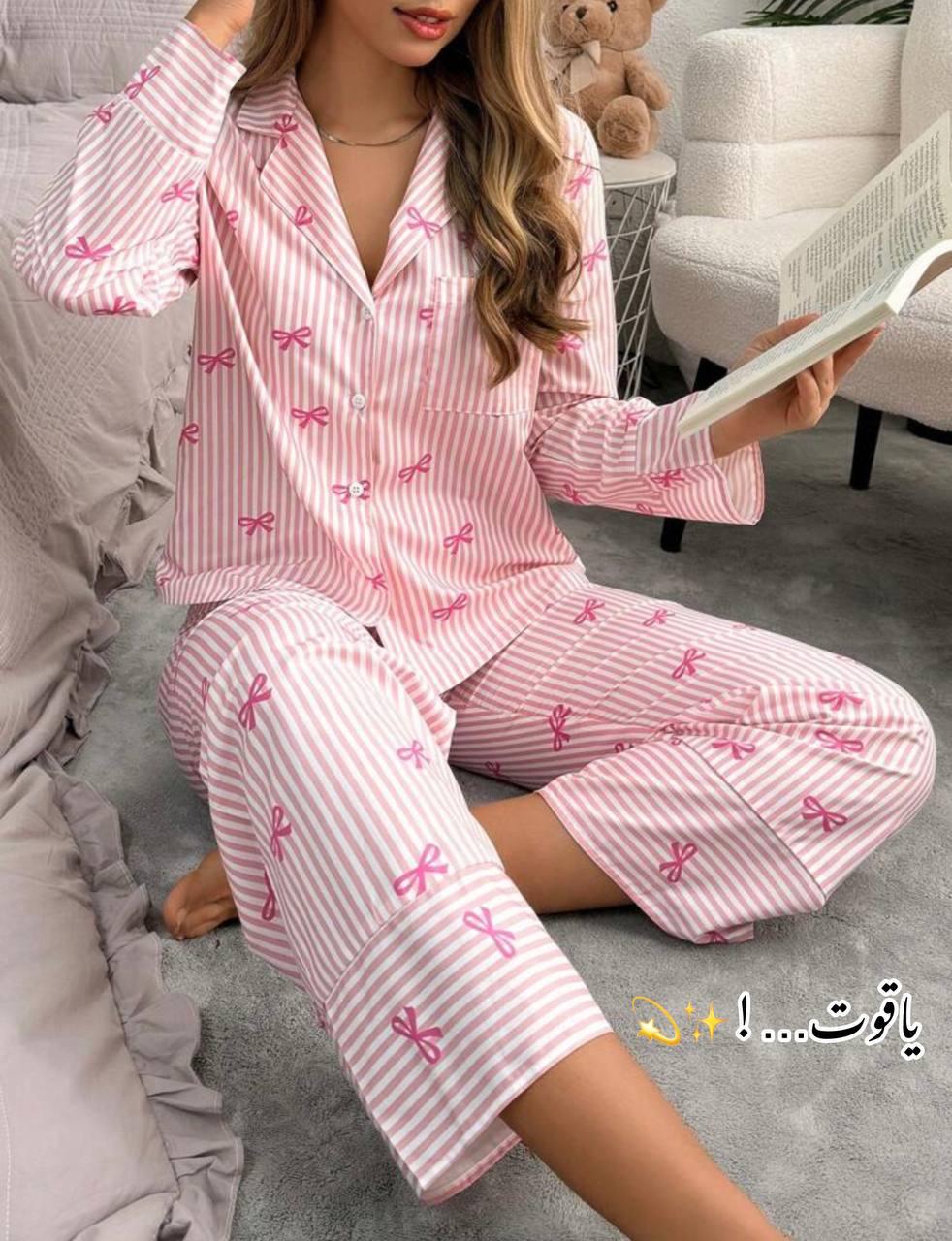 Cotton lycra bow Pj