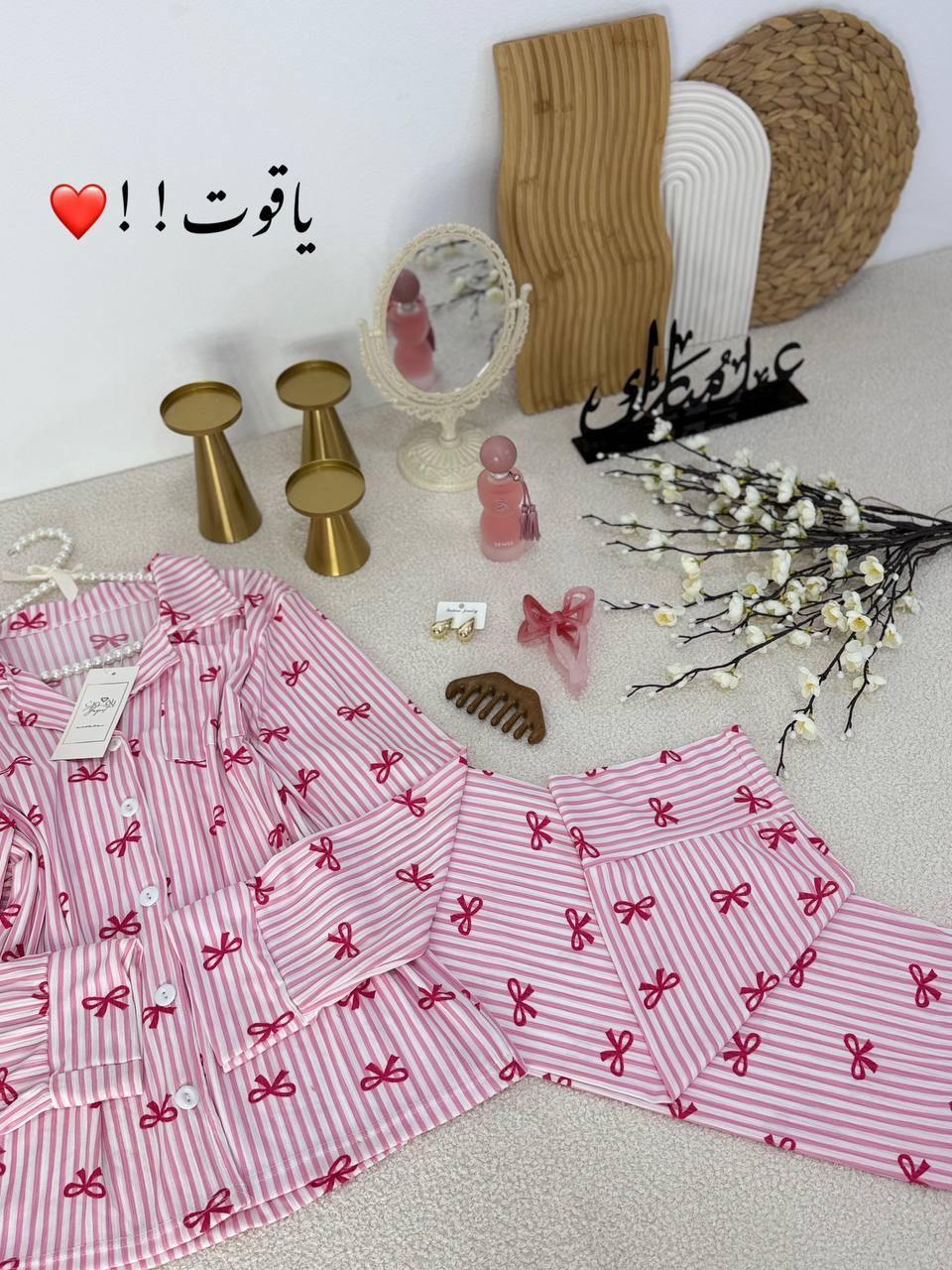 Cotton lycra bow Pj