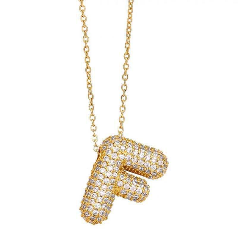Necklace with letters