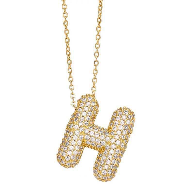 Necklace with letters