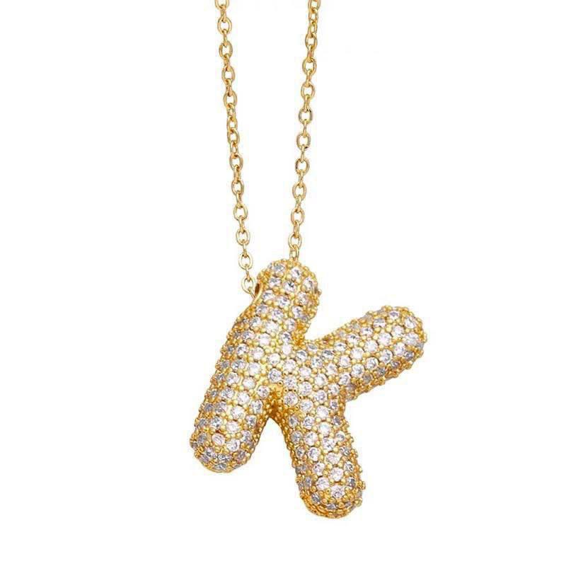 Necklace with letters