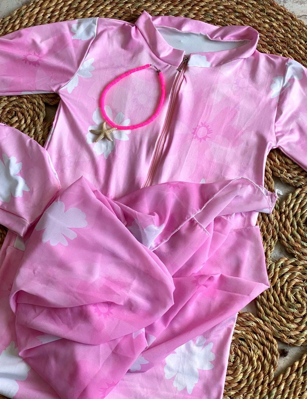 Pink swimsuit