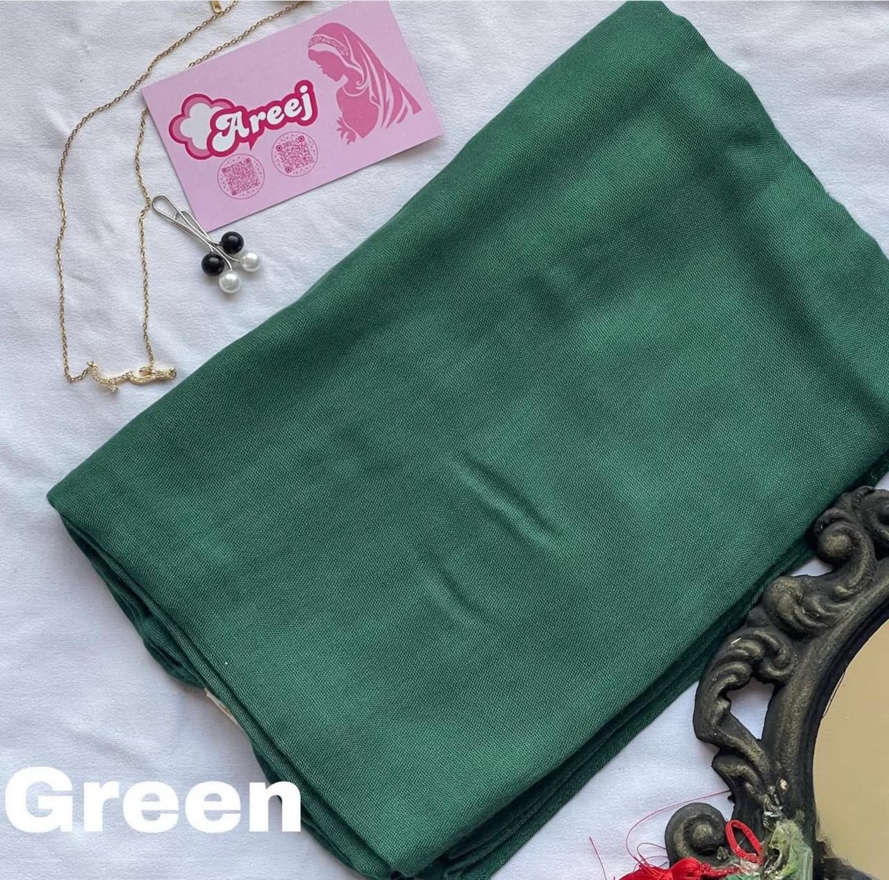 Green Hijab scarf
