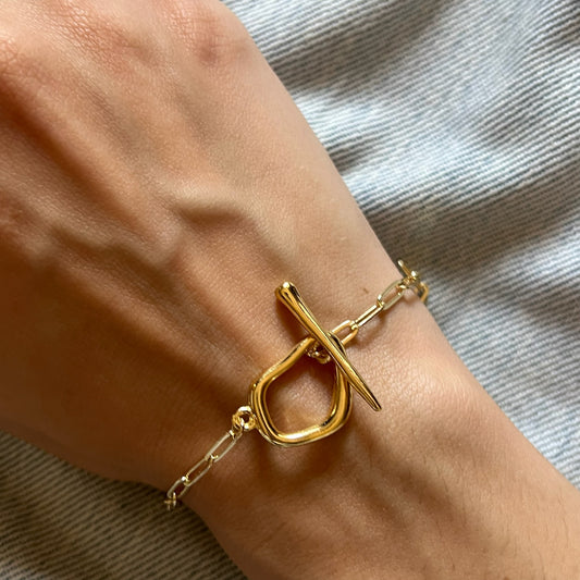 Lock & key bracelet