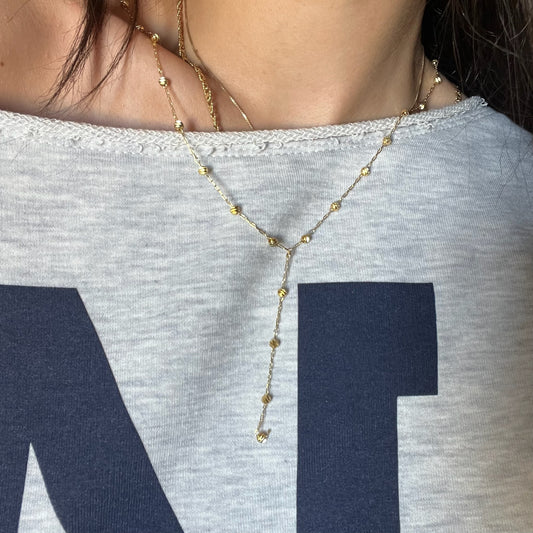 Bling drop necklace