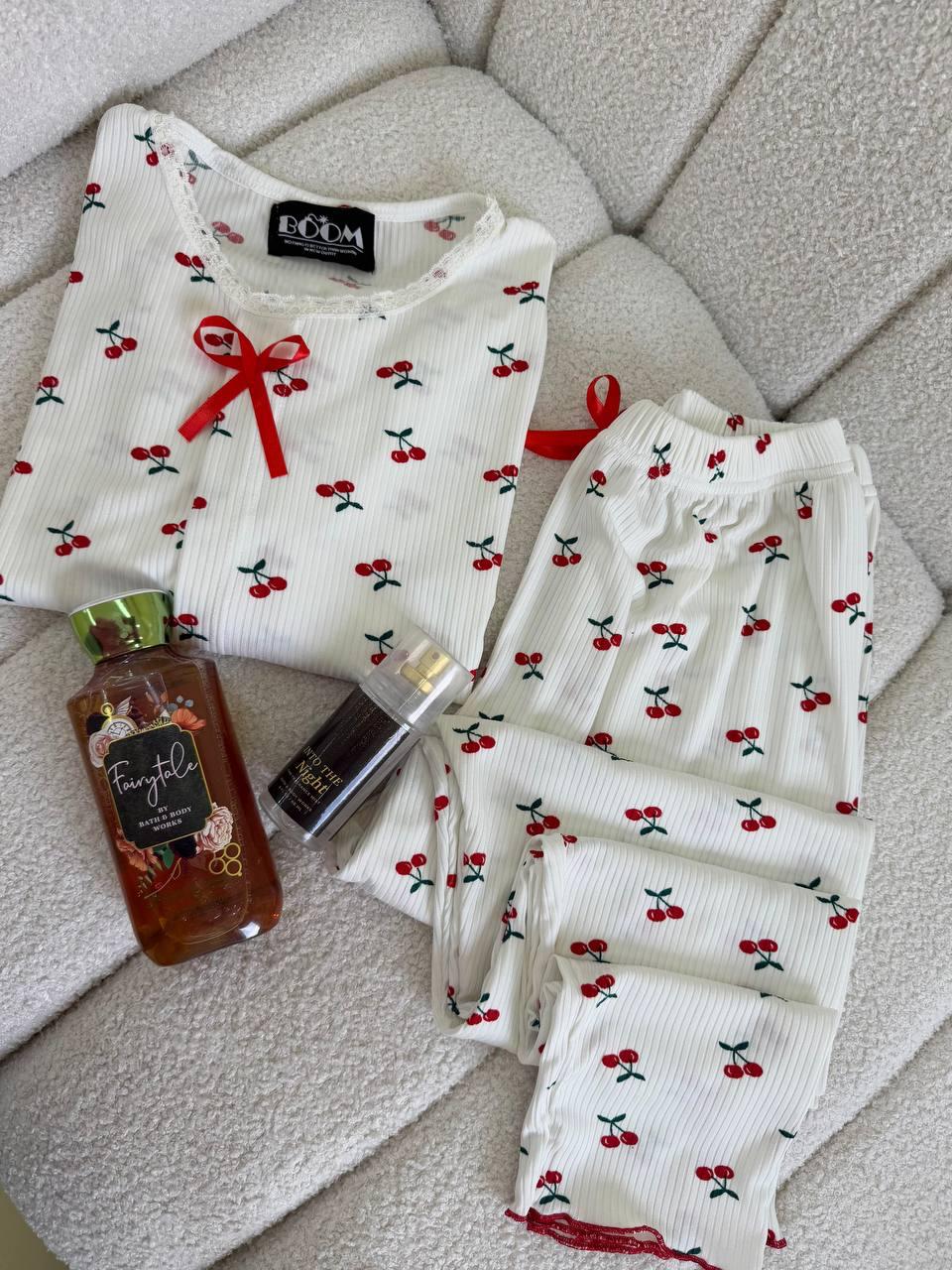 Cute PJ White X Red