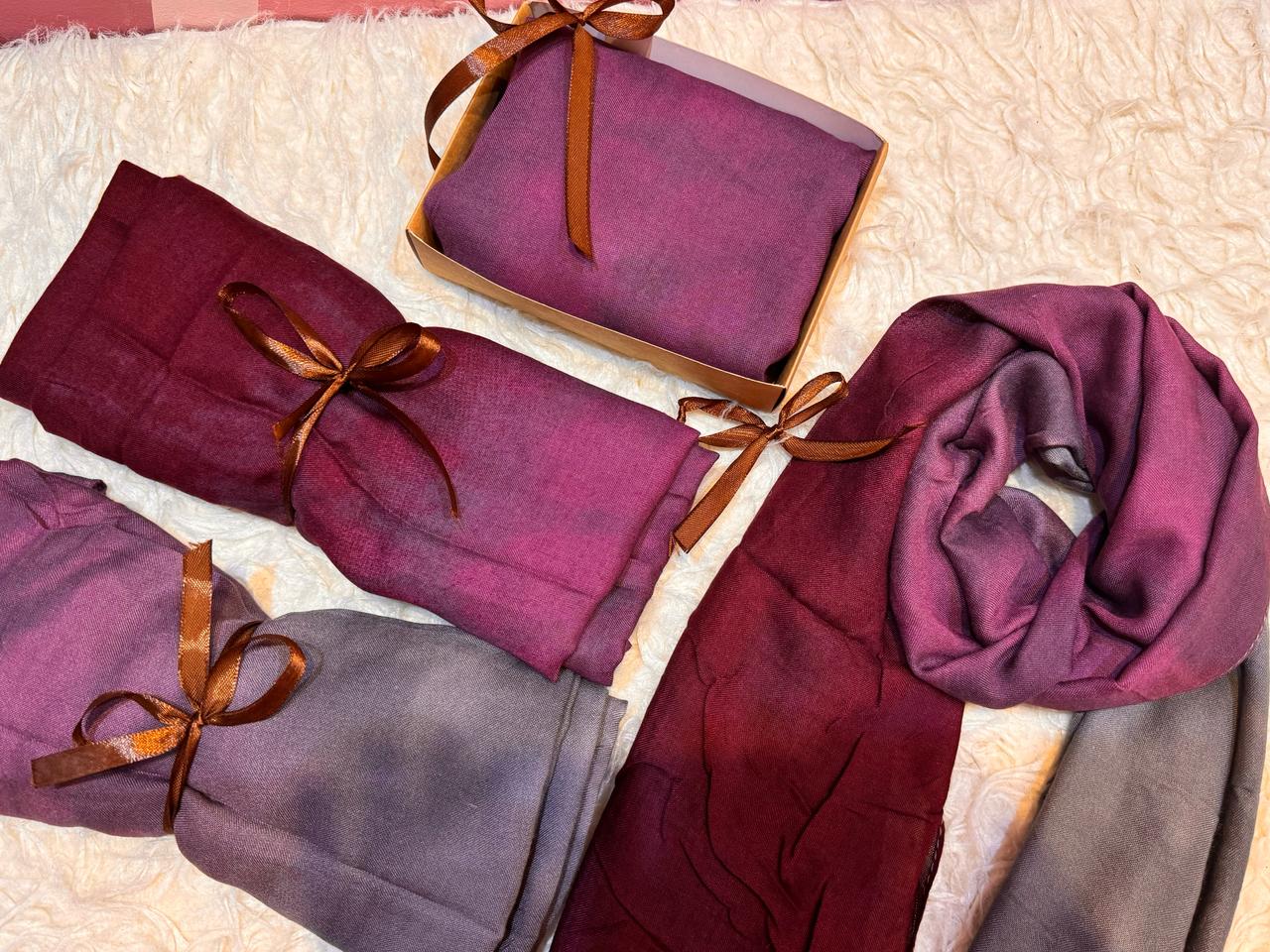 Berry blush scarf