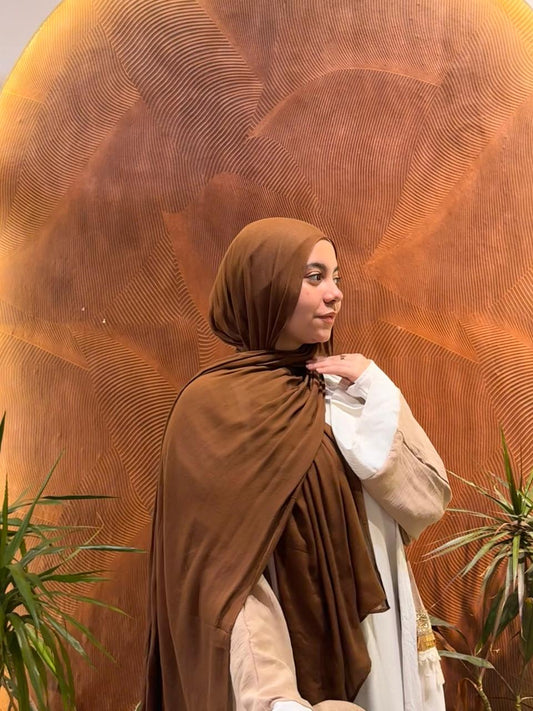 Brown scarf