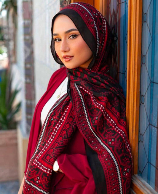 Trendy Red Scarf