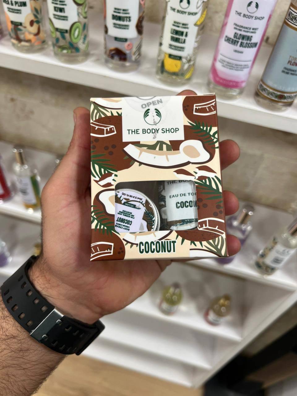 SET from body shop- perfume and body cream