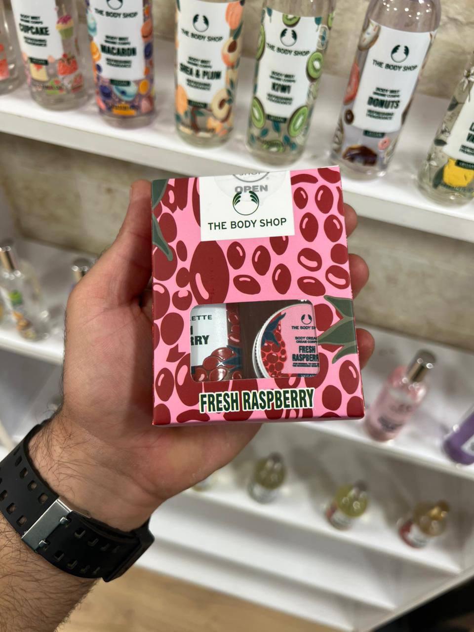 SET from body shop- perfume and body cream