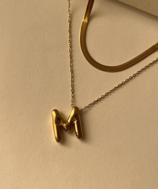 Set gold necklace