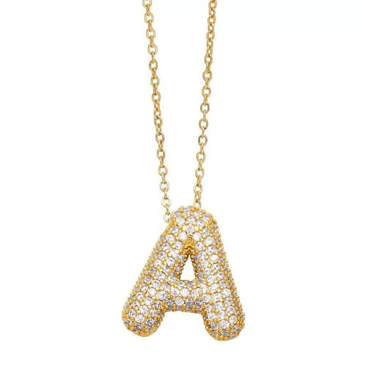 Necklace with letters